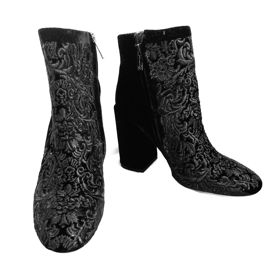 Brand New Jessica Simpson Velour Booties